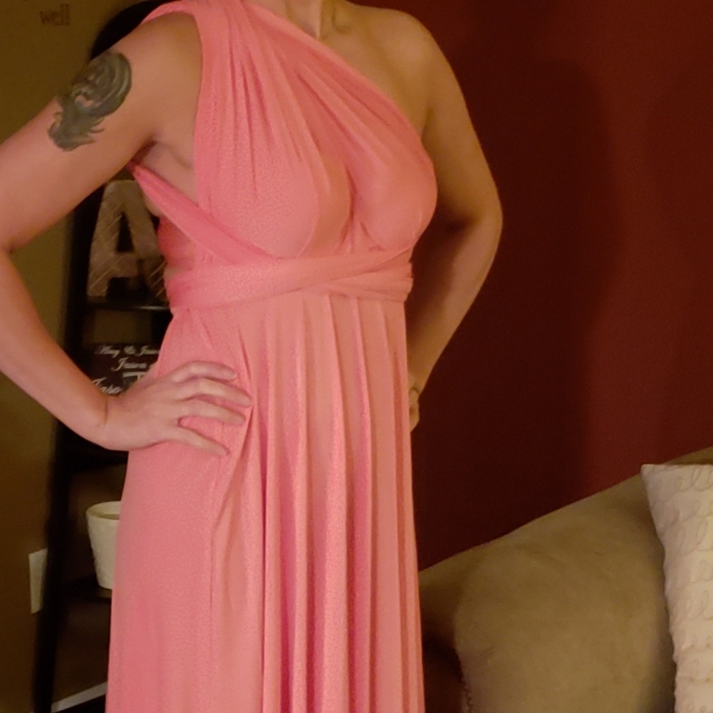 Infinity bridesmaid dress